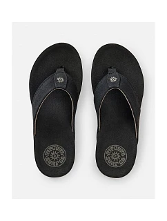 Pánske šľapky RIP CURL Pacific Rinse Bloom Open Toe, čierne, dámske