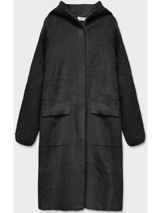 Čierny vlnený overal s kapucňou (B3006) Čierny vlnený overal s kapucňou (B3006)