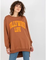 Mikina VI BL 3102.01P svetlo hnedá