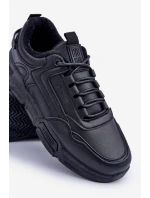 Ocieplane Męskie Sneakersy Big Star OO174584 HI-POLY SYSTEM Czarne
