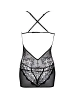 Omorfi Čierna kamizola + tangá + stuha na krk ZADARMO! - Angels Never Sin Omorfi Čierna kamizola + tangá + stuha na krk ZADARMO! - Angels Never Sin