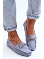Dámske klasické semišové mokasíny modré Corinell Dámske klasické semišové mokasíny modré Corinell