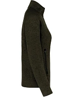 Kariban K 9107 Dámska melírovaná pletená fleecová bunda 20.9107 tmavá khaki melírovaná Kariban K 9107 Dámska melírovaná pletená fleecová bunda 20.9107 tmavá khaki melírovaná