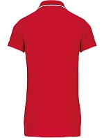 Kariban K 252 Dámske kontrastné polo tričko z piké 20.K252 červená/biela/námornícka modrá Kariban K 252 Dámske kontrastné polo tričko z piké 20.K252 červená/biela/námornícka modrá