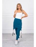 Nohavice/oblek s nápisom selfie marine Nohavice/oblek s nápisom selfie marine