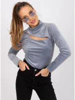Blúzka DHJ BZ 6561.09P sivá