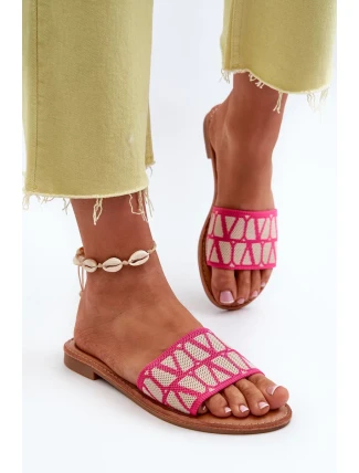 Dámske ploché papuče Fuchsia Traivea