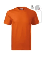 Základné tričko unisex oranžová 11 (štítok značky)