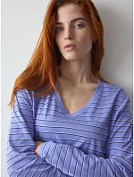 Nočné košele Nightdresses NDK LSL 08 X modrá – TRIUMPH