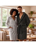 Dámsky župan 42877 Brid grey - HENDERSON