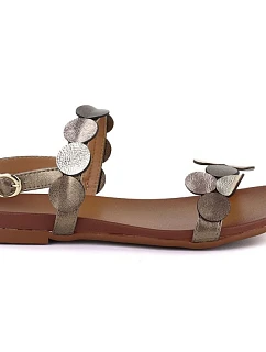 Dámske hnedé sandále M.Daszynski MR1958-1