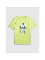 Pánske tričko oversize s potlačou 4F 4FWSS26TTSHM2784-42S