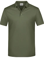 Daiber JN 792 Pánske polo tričko z piké 02.0792 olivová Daiber JN 792 Pánske polo tričko z piké 02.0792 olivová