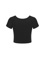 Dámsky top ZERO Feel 2.0 Crop Top - BLACK - black 0004 - SLOGGI