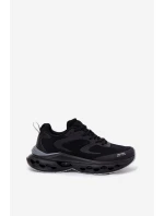 Buty Sportowe Męskie Na Platformie Big Star RR174022 Hi-Poly System Czarne