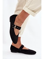 Dámske baleríny s remienkom Black Pamira Dámske baleríny s remienkom Black Pamira