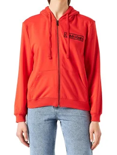 Dámska mikina s kapucňou QS6801E-XM9 - Calvin Klein