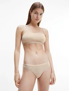 Dámska bralettka 2 pack 000QF6040E - W5I - Béžová - Calvin Klein