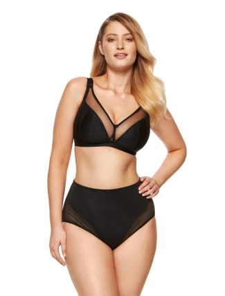 Dámska podprsenka Soft model 171720 čierna - Gorteks