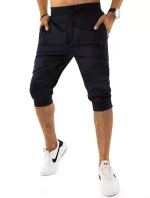 FashionStreet pánske tmavomodré teplákové šortky SX1536 FashionStreet pánske tmavomodré teplákové šortky SX1536