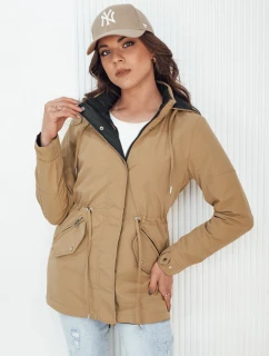 Dámska bunda ELINA dark beige FashionStreet TY4344