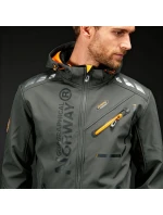 Geographical Norway Softshellová bunda Royaute DB 068 M WY8027H/GN/Dark Grey/Orange