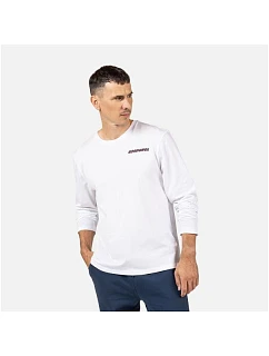Pánske tričko ROSSIGNOL Long Sleeve Tee, biele