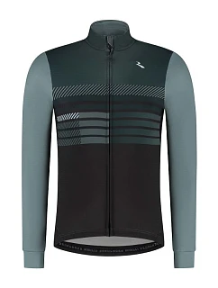 Tričko Rogelli s dlhým rukávom STRYDE, čierno-modré, veľkosť 3XL
