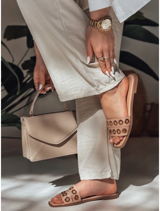 STELLSAN beige dámske žabky FashionStreet ZY0856 STELLSAN beige dámske žabky FashionStreet ZY0856