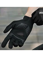 Cyklistické rukavice Rockbros jar/leto/jeseň, plné, veľkosť: XXL - čierne
