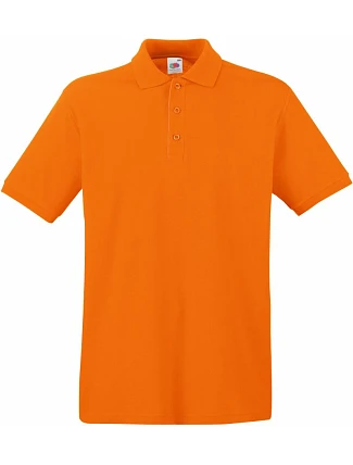 Fruit of the Loom Premium Polo Piqué – polokošeľa 16.3218, oranžová