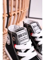 Dziecięce Wysokie Trampki Z Suwakiem BIG STAR HH374188 Czarne