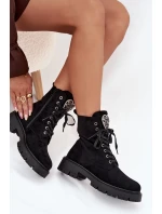 Pracovné topánky so šperkami Príslušenstvo Zateplené Eco Suede Black Miryssa Pracovné topánky so šperkami Príslušenstvo Zateplené Eco Suede Black Miryssa