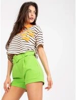 DHJ šortky SN 15776.01P svetlo zelená