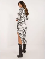 Šaty LK SK 509771 1.09 biela a čierna