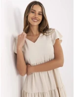 Šaty WN SK 842.01P svetlo béžová