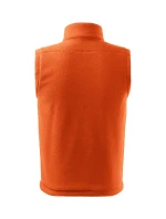 Ďalšia fleecová vesta unisex oranžová
