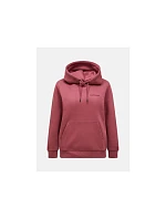 Dámska mikina PEAK PERFORMANCE W Original Small Logo Hood, červená Dámska mikina PEAK PERFORMANCE W Original Small Logo Hood, červená