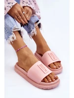 Damskie Klapki Big Star LL274425 Jasnoróżowe