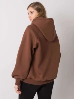 Mikina EM BL 651/1.21X tmavo hnedá