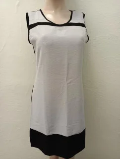 Elegantné dámske šaty HS-318 šedo-čierne - Golden Days Paris