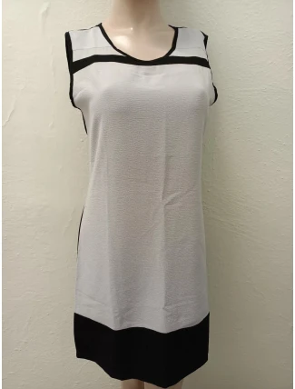 Elegantné dámske šaty HS-318 šedo-čierne - Golden Days Paris Elegantné dámske šaty HS-318 šedo-čierne - Golden Days Paris