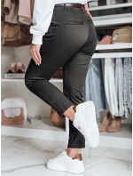 Dámske nohavice chinos s opaskom LINESKA khaki FashionStreet UY2576