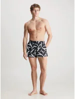 Pánske plavky KM0KM00968 0GK čierno-biela potlač - Calvin Klein Pánske plavky KM0KM00968 0GK čierno-biela potlač - Calvin Klein