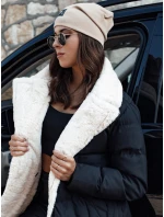 Dámska zimná bunda BALLMODA dlhá s kožušinou čierna FashionStreet TY4586