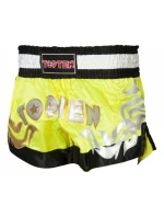 Kickboxerské šortky "TOP TEN" NEON žlto-čierne Kickboxerské šortky "TOP TEN" NEON žlto-čierne