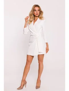 M796 Oblek s golierom - ecru