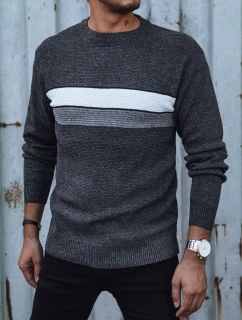 Pánsky tmavosivý sveter FashionStreet WX2210