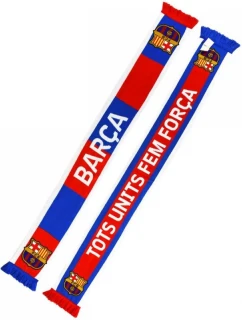FC Barcelona N30 5004BUD30 dvojitý pletený šál