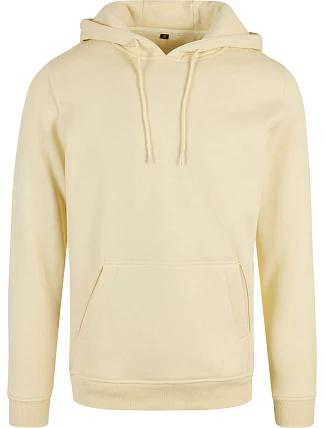 Build your Brand BY 011 Mikina s kapucňou z hrubej bavlny 56.0011 soft yellow